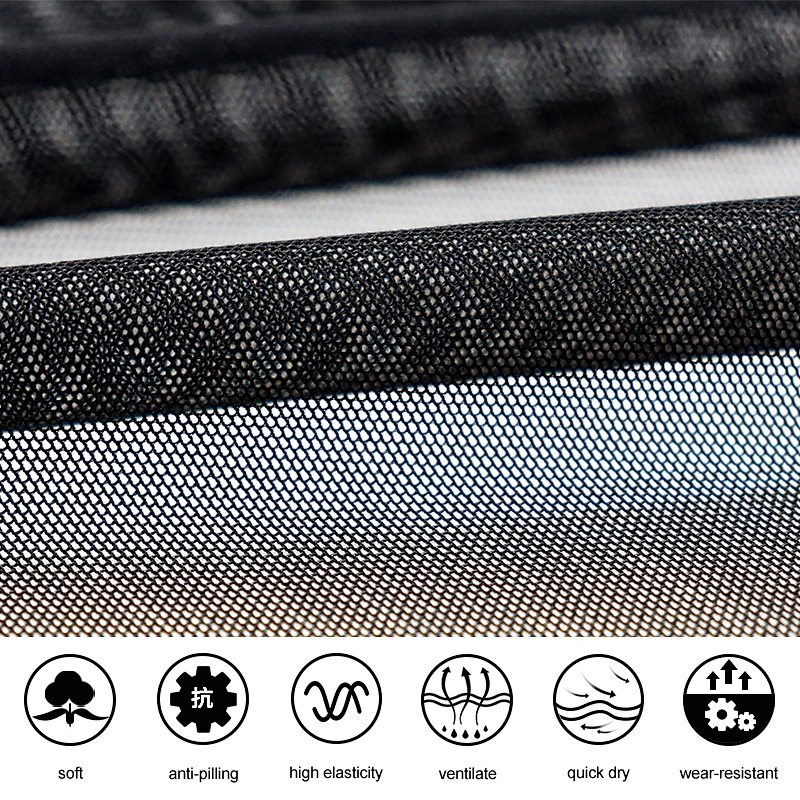 87 nylon 13 spandex high stretch mesh fabric for underwear
